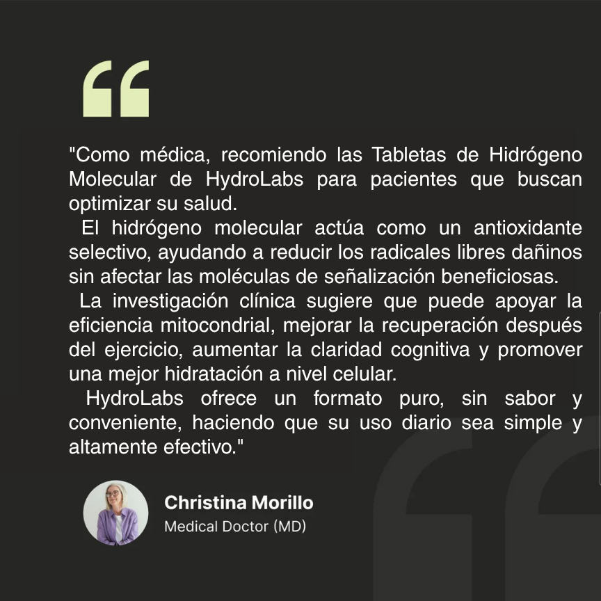 Tabletas de Hidrógeno Molecular